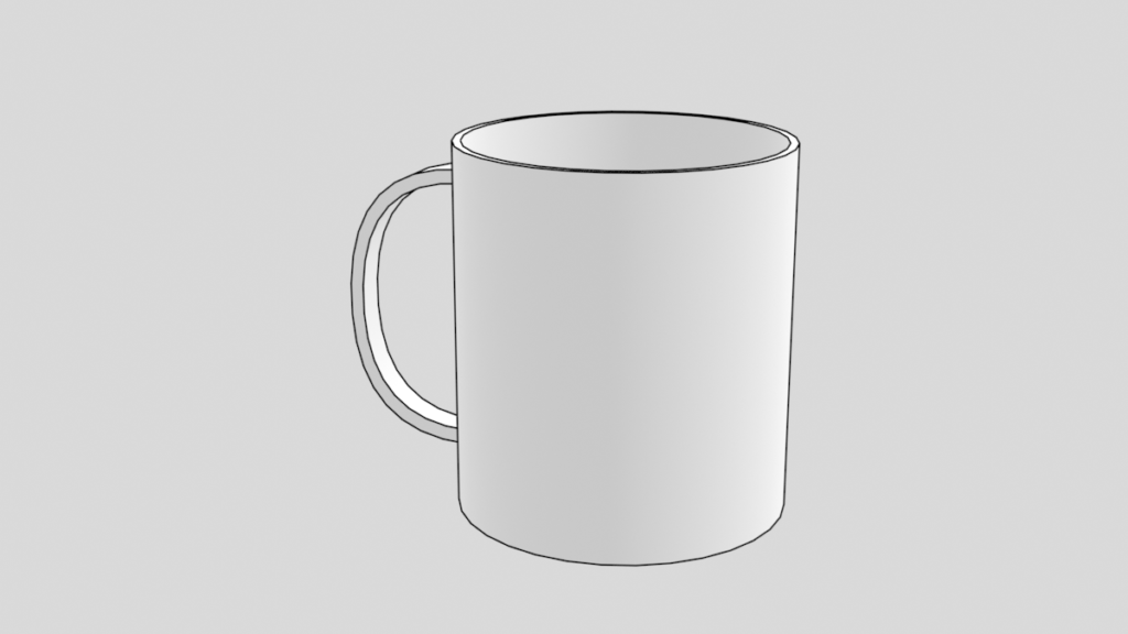 マグカップの3Dモデル