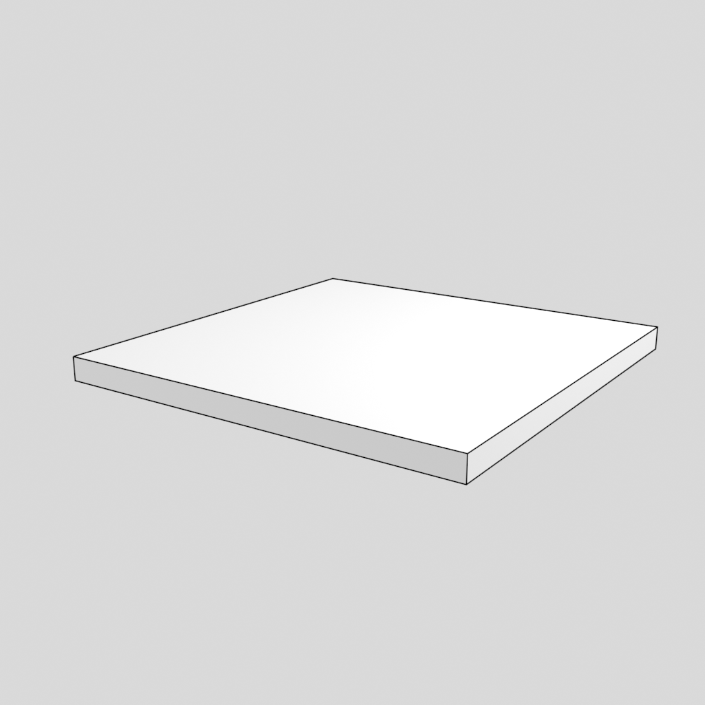 床の3Dモデル