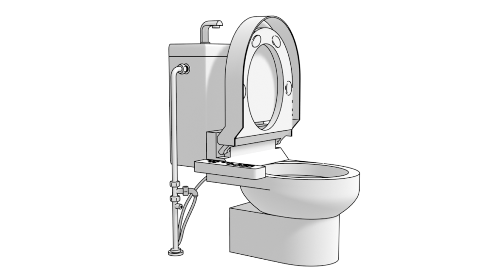 トイレの3DモデルBlender無料素材