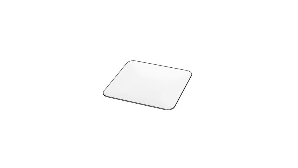 角皿の3DモデルBlender無料素材